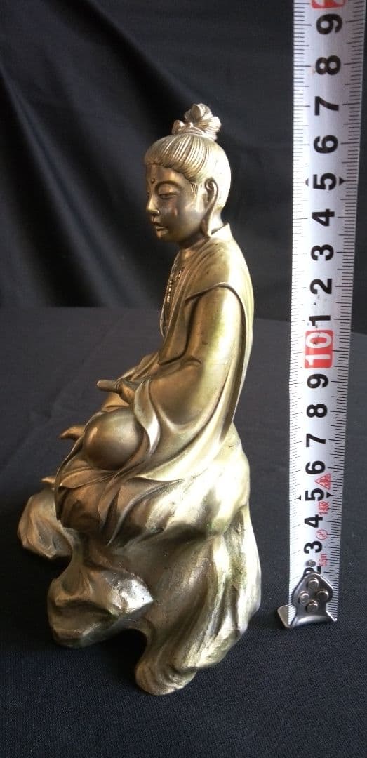高村光雲原型、聖観音坐像 約18cm