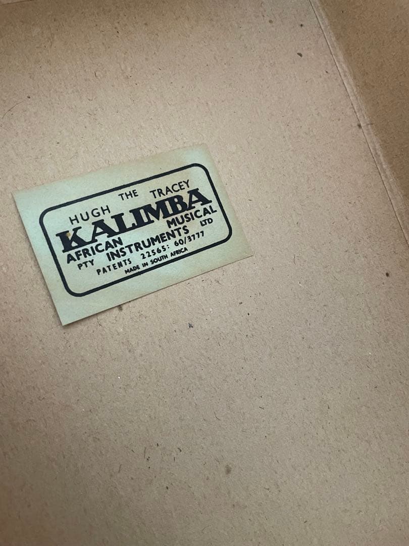 Hugh Tracey Kalimba ヒュートレイシー カリンバ