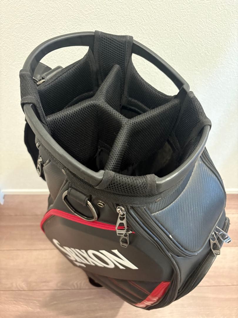 Srixon 大人気 キャディバッグ 黒/赤