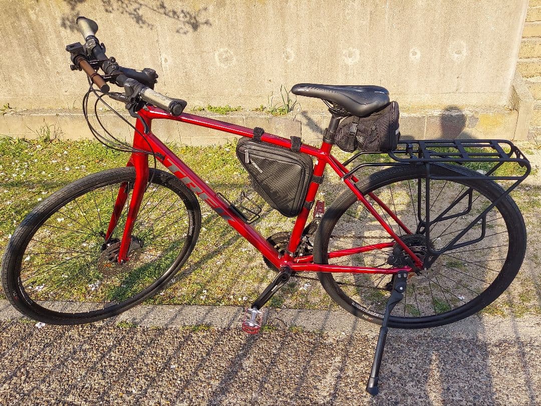 TREK FX3 Disc Lサイズ リアキャリア、サイドスタンド付