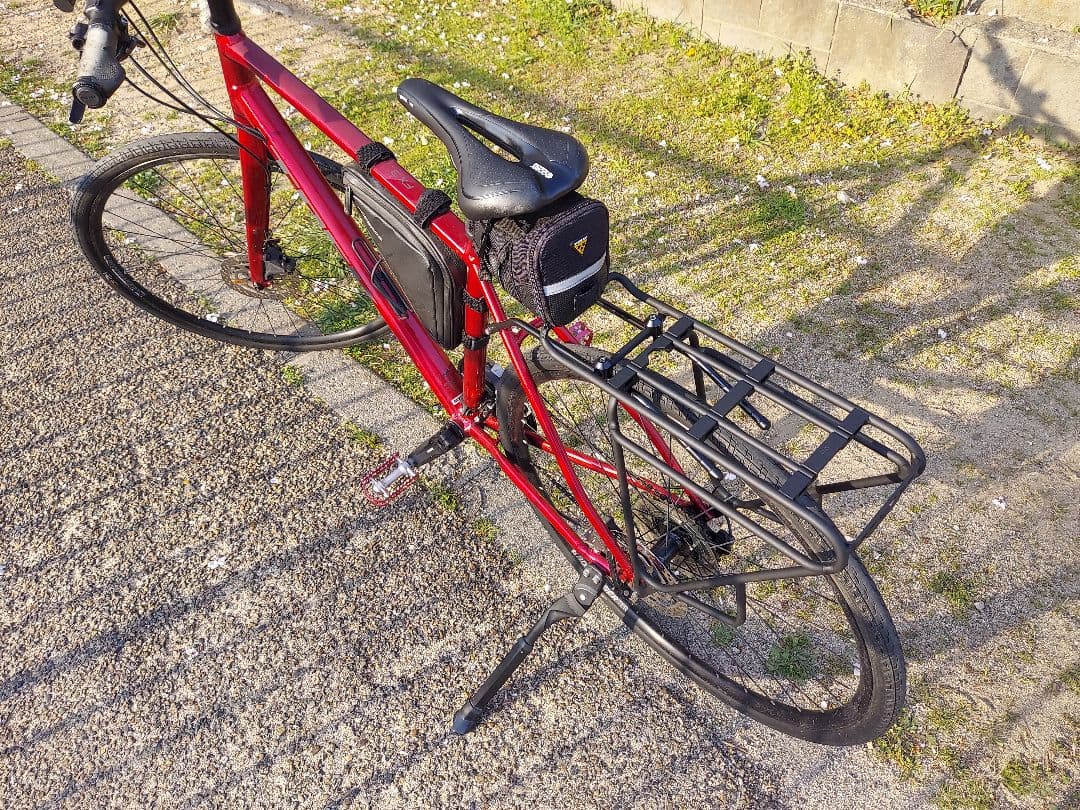 TREK FX3 Disc Lサイズ リアキャリア、サイドスタンド付