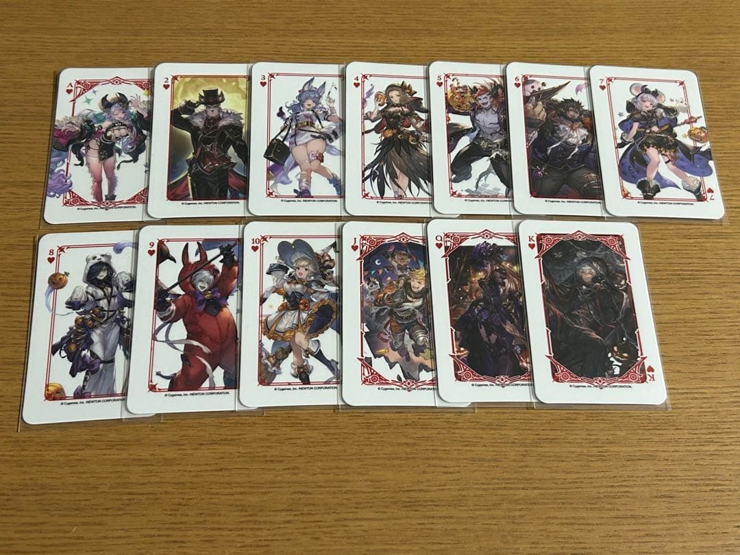 グラブル　グラサイキッチン　特典　トランプ　4周年　コンプ　コンプセット