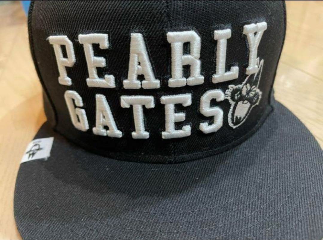 激レア/廃番【ニャロメ×パーリーゲイツ】30周年限定コラボ キャップ白×黒