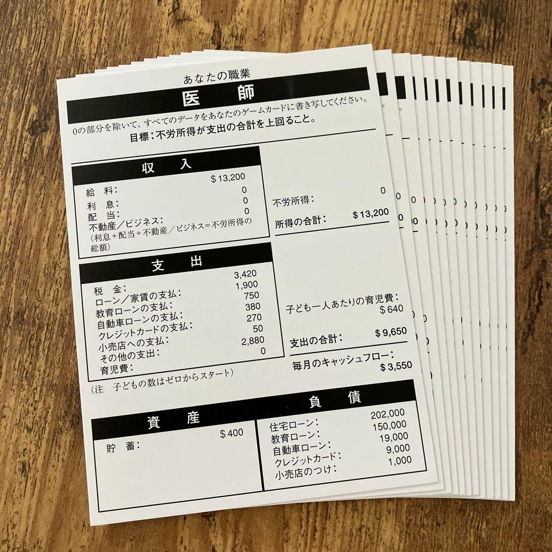 CASHFLOW キャッシュフローゲーム キャッシュフロー101 日本語版