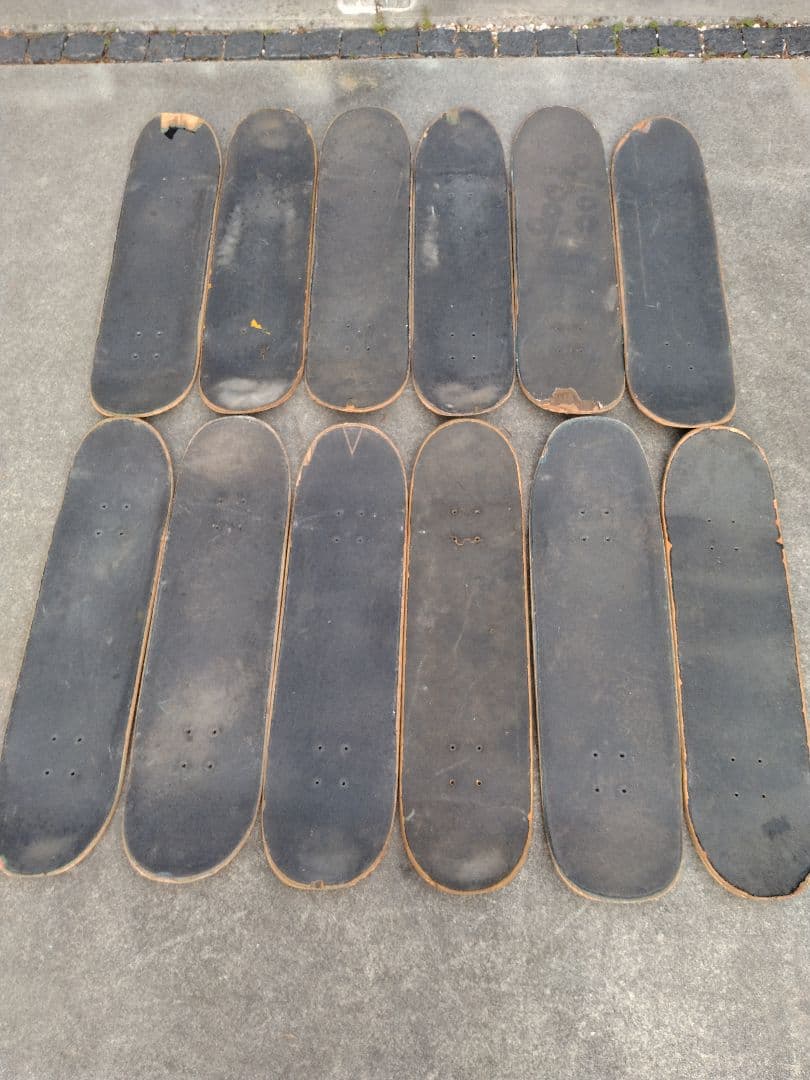 スケートボードデッキ 廃デッキ　12枚