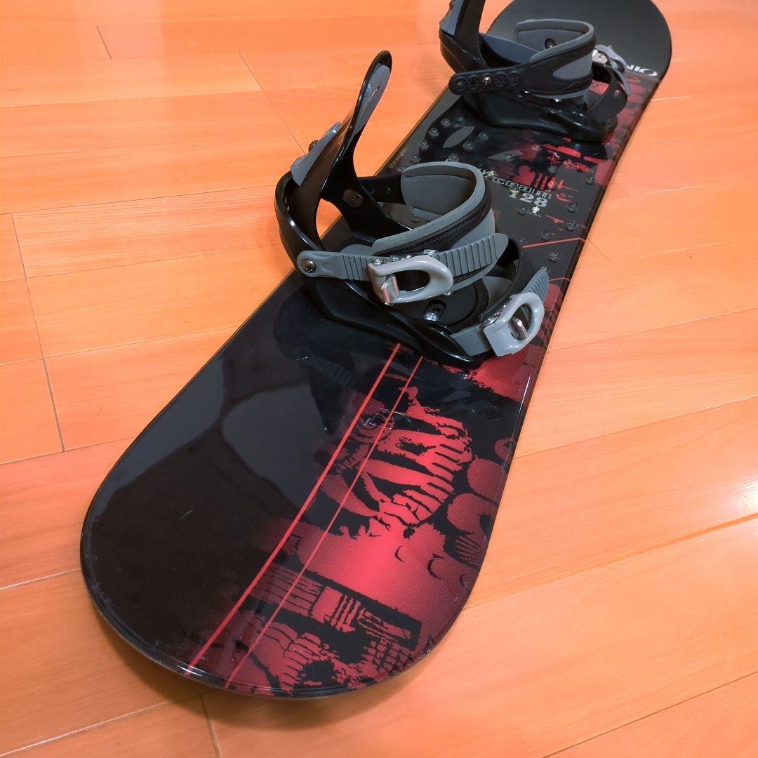 キッズスノーボード128cm IGNIO GRV×バイン　セット