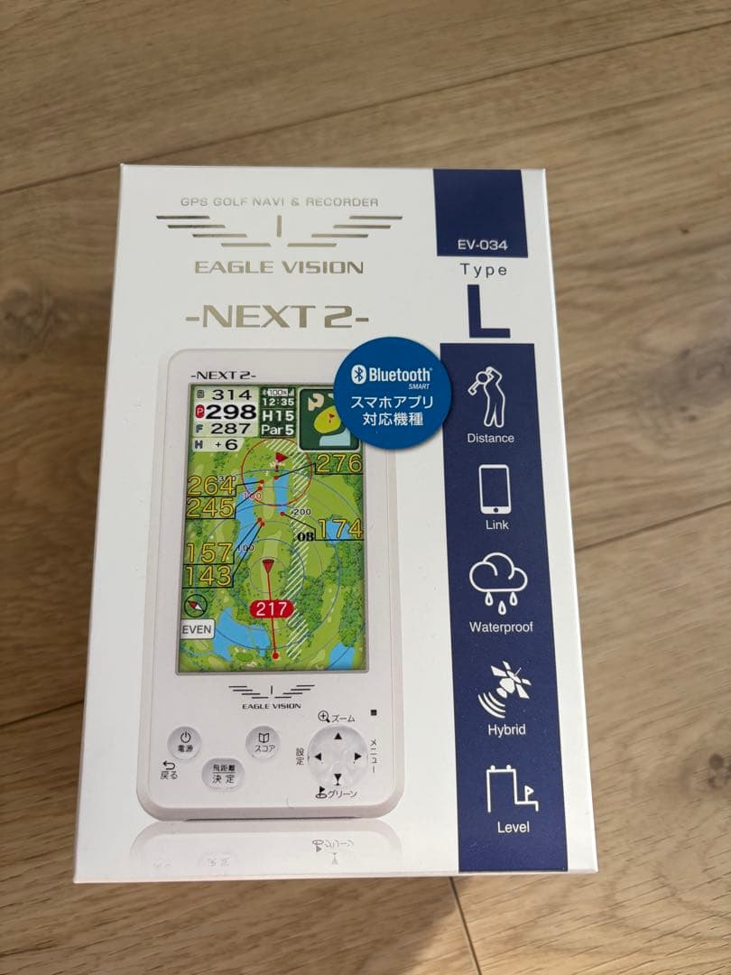 ゴルフナビ　EAGLE　VISION　NEXT2　ホワイト　EV-034