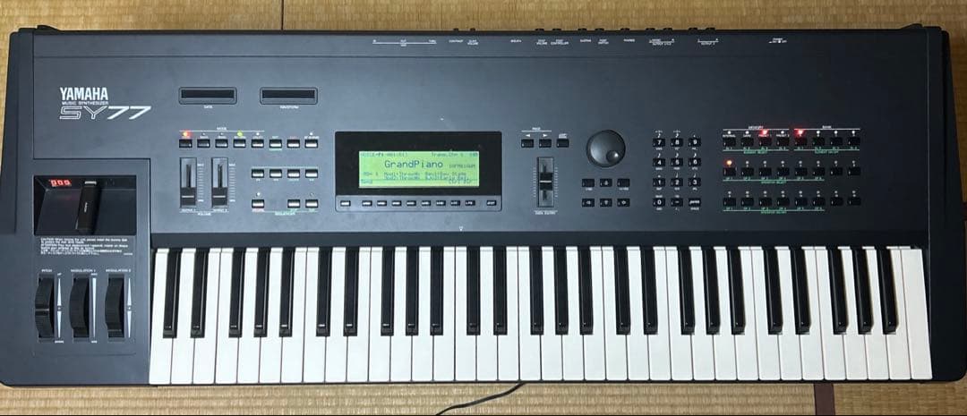 YAMAHA SY77 USBフロッピーエミュレータ換装済