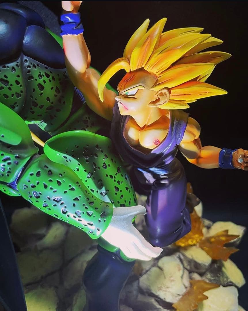 ドラゴンボール　フィギュア　VHK 悟飯VSセル　1/4ガレージキット