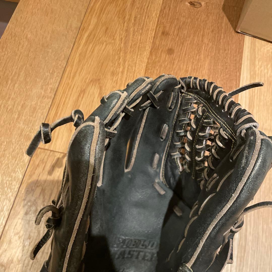 硬式野球　グラブ　左　ワールドペガサス　黒　美品