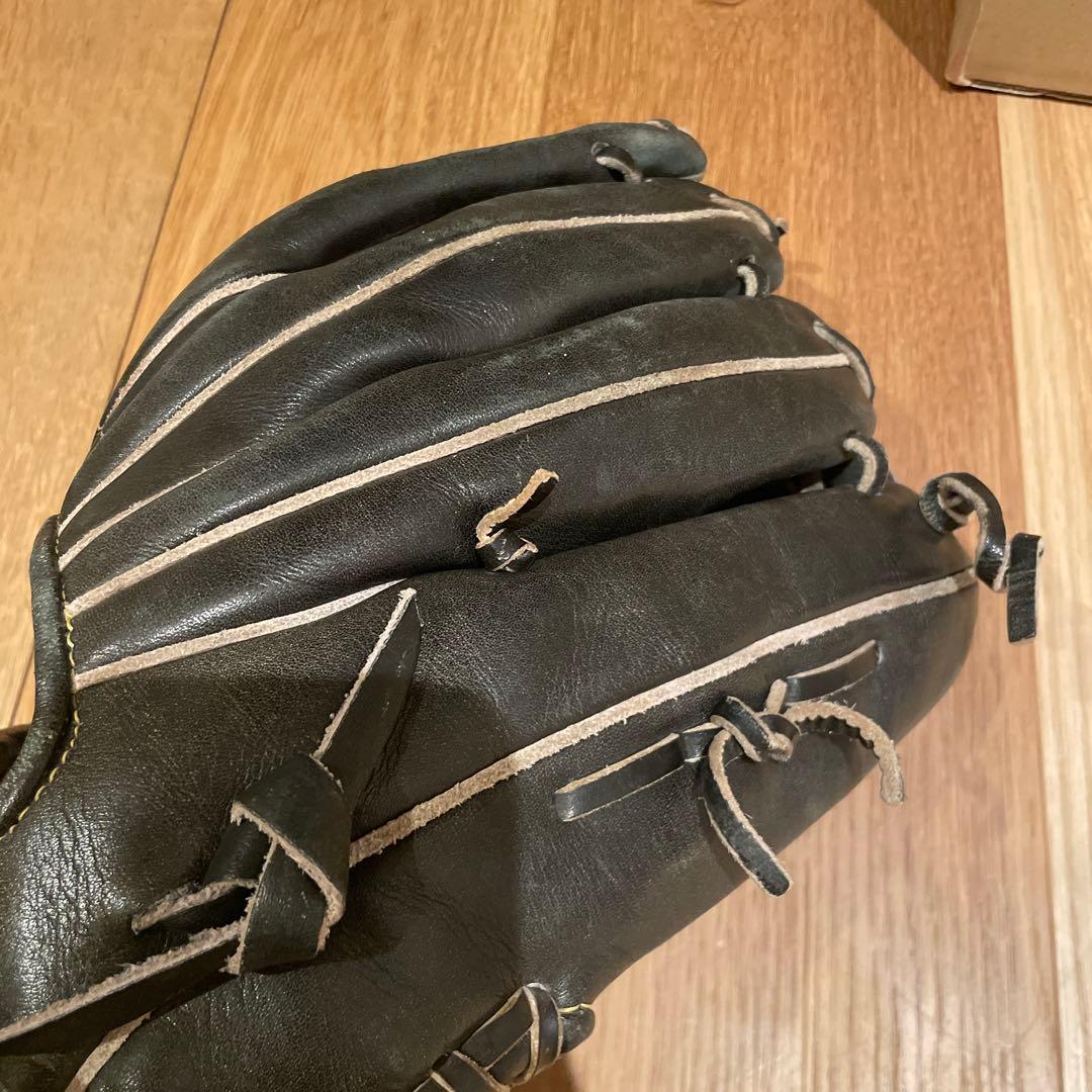 硬式野球　グラブ　左　ワールドペガサス　黒　美品