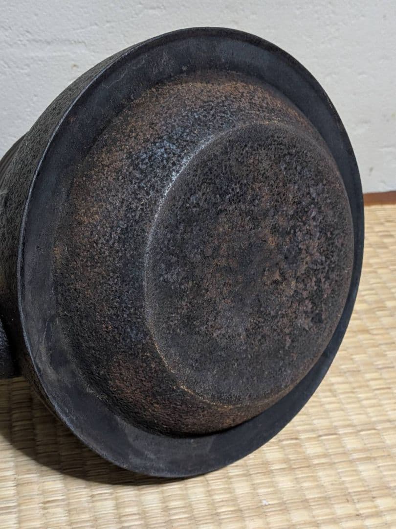 高陽堂造 鉄瓶 2.5L 寿文字 29cm大型 高岡鉄器 茶道具 煎茶道具 骨董