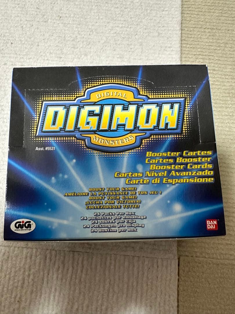海外版　旧デジモンカード　ブースター1　Box 24パック　旧デジカ