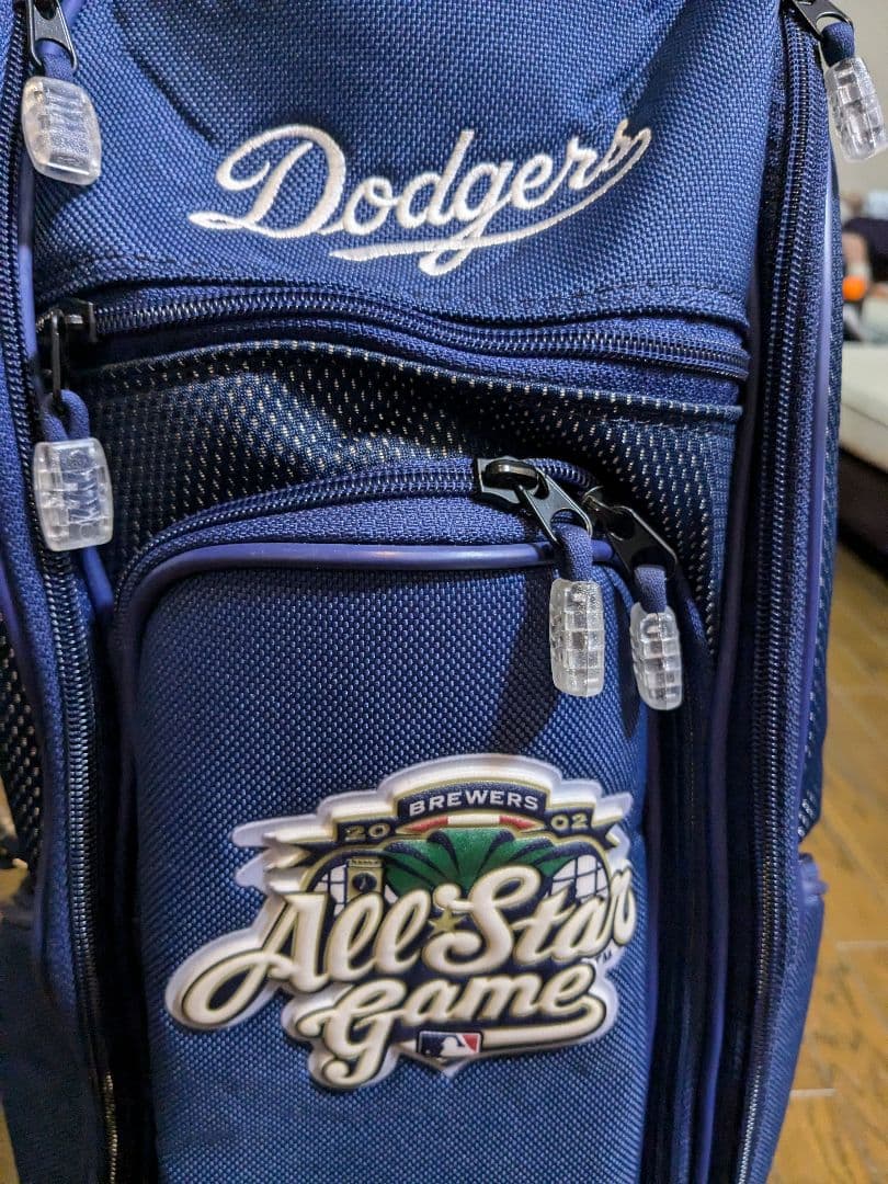 【美品】LA Dodgers ゴルフバッグ ネイビー ドジャース　大谷翔平
