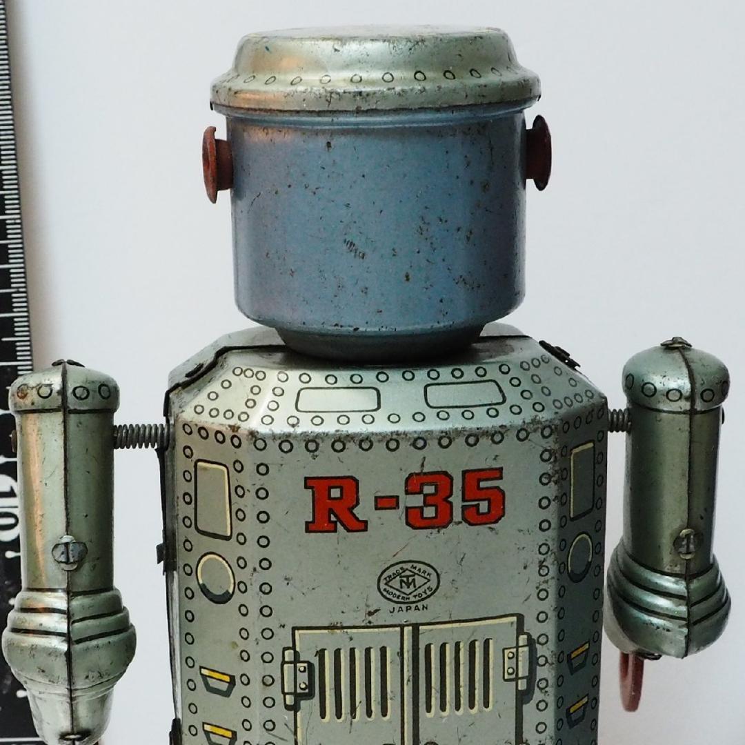 増田屋【電動リモコン ロボット リモコン欠】ブリキTIN TOY 箱はコピー