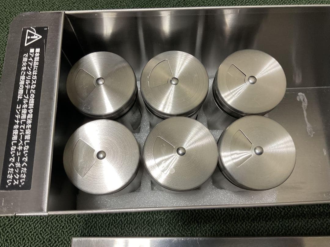 ステンボックスハーフユニット・ハンガー・スパイス入れ セット スノーピーク