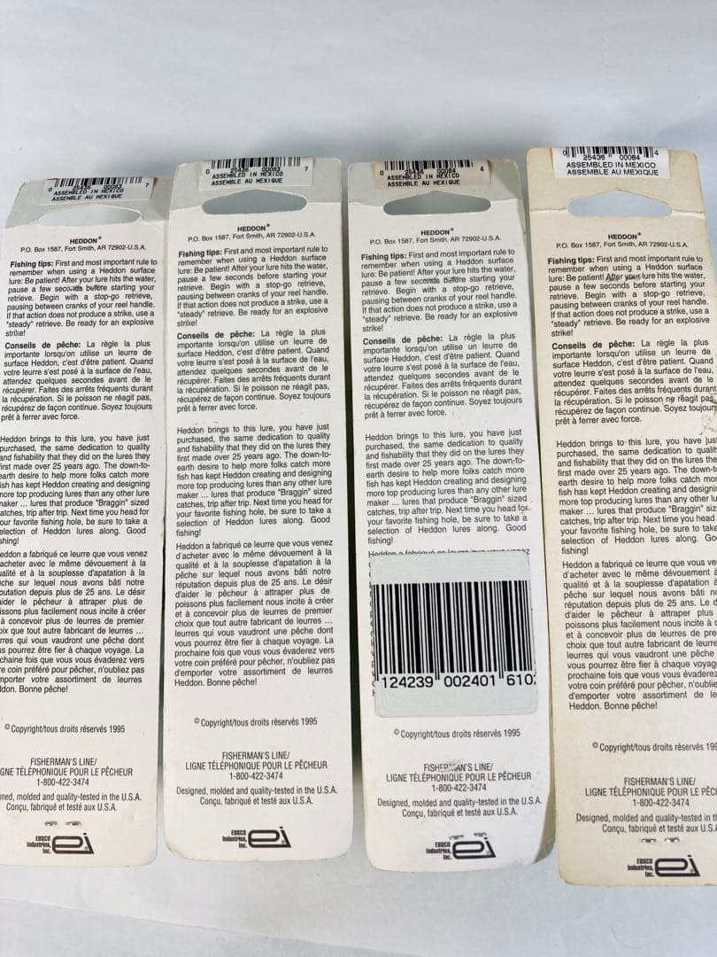 【レア】①新品未使用 ヘドン Heddon メドウマウス ４個セット