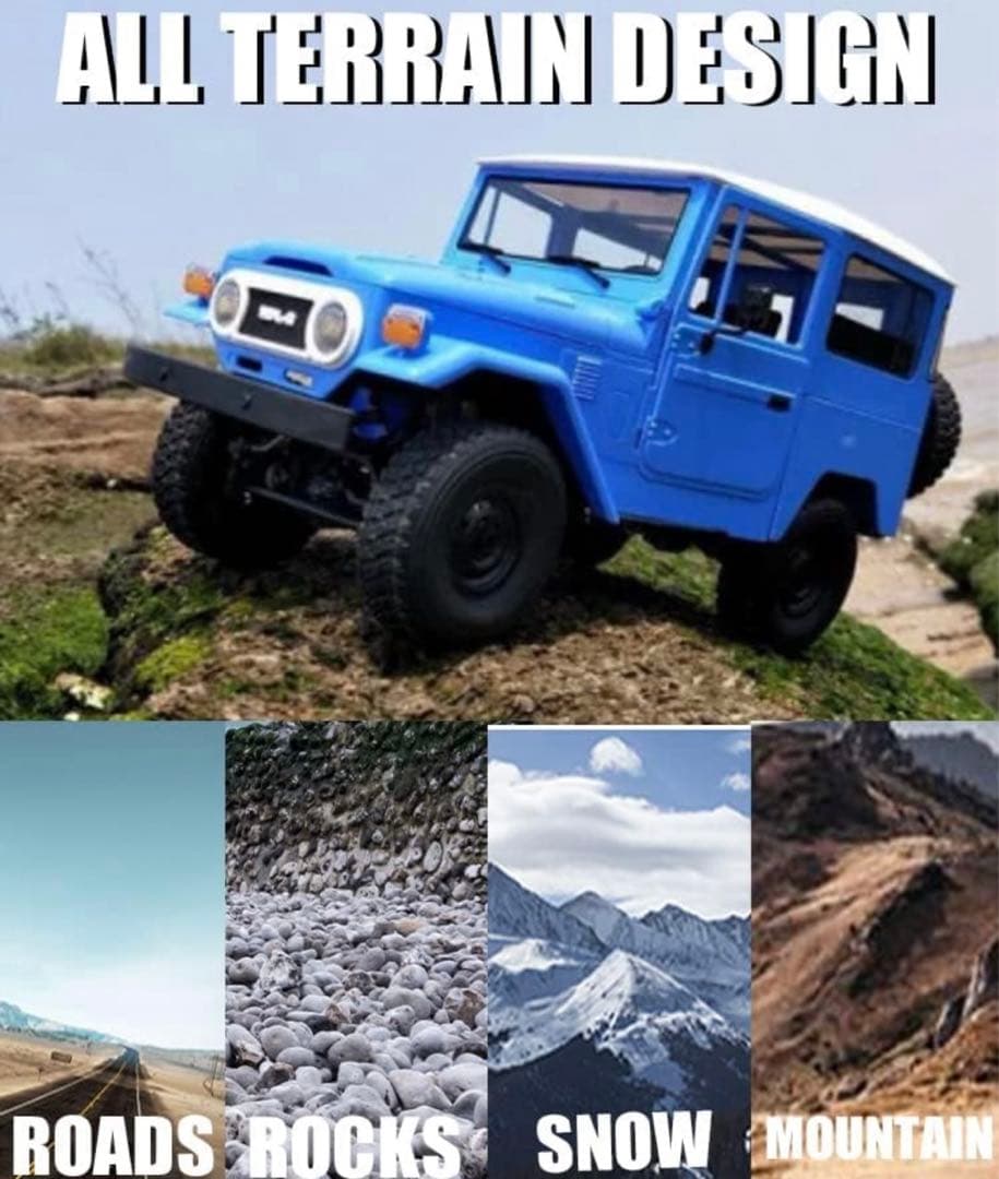 【送料込み】★WPL★C34ランクル完成品カスタム★ドライバーフィギュア付き★