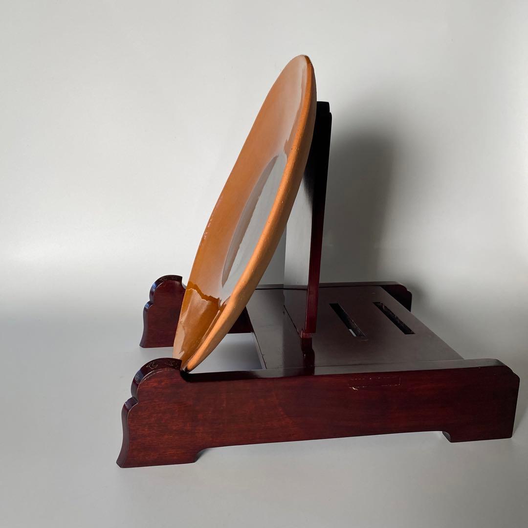 吉田璋也 皿立て 鳥取民藝 特大 大皿用 民藝 柳宗悦 花梨 高級木