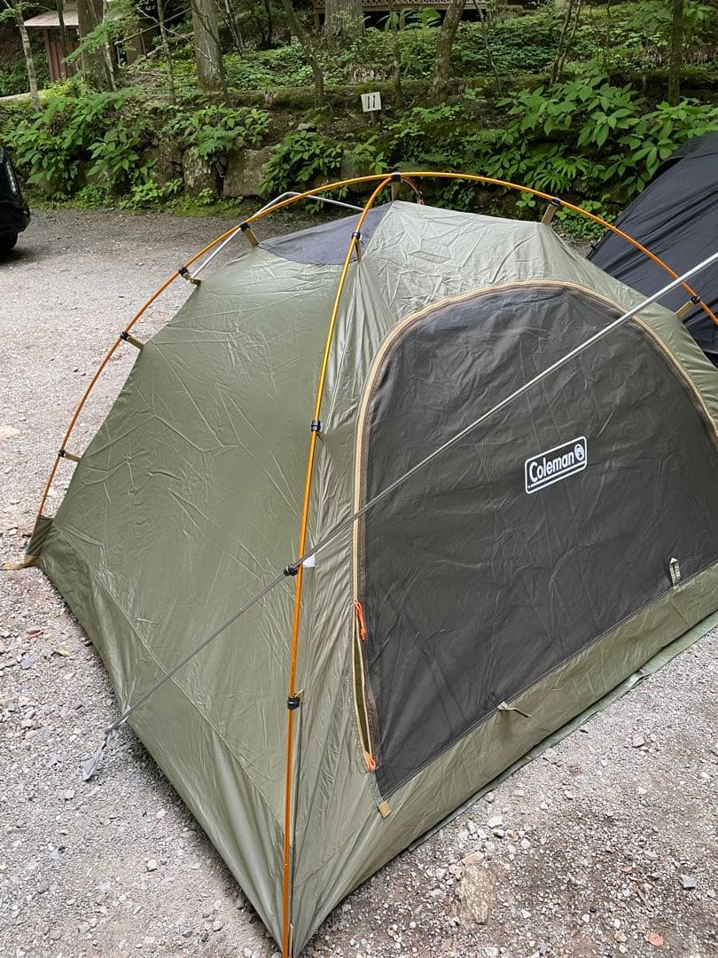 Amazon限定　Coleman ツーリングドームＬＸ　自作アルミポール付き