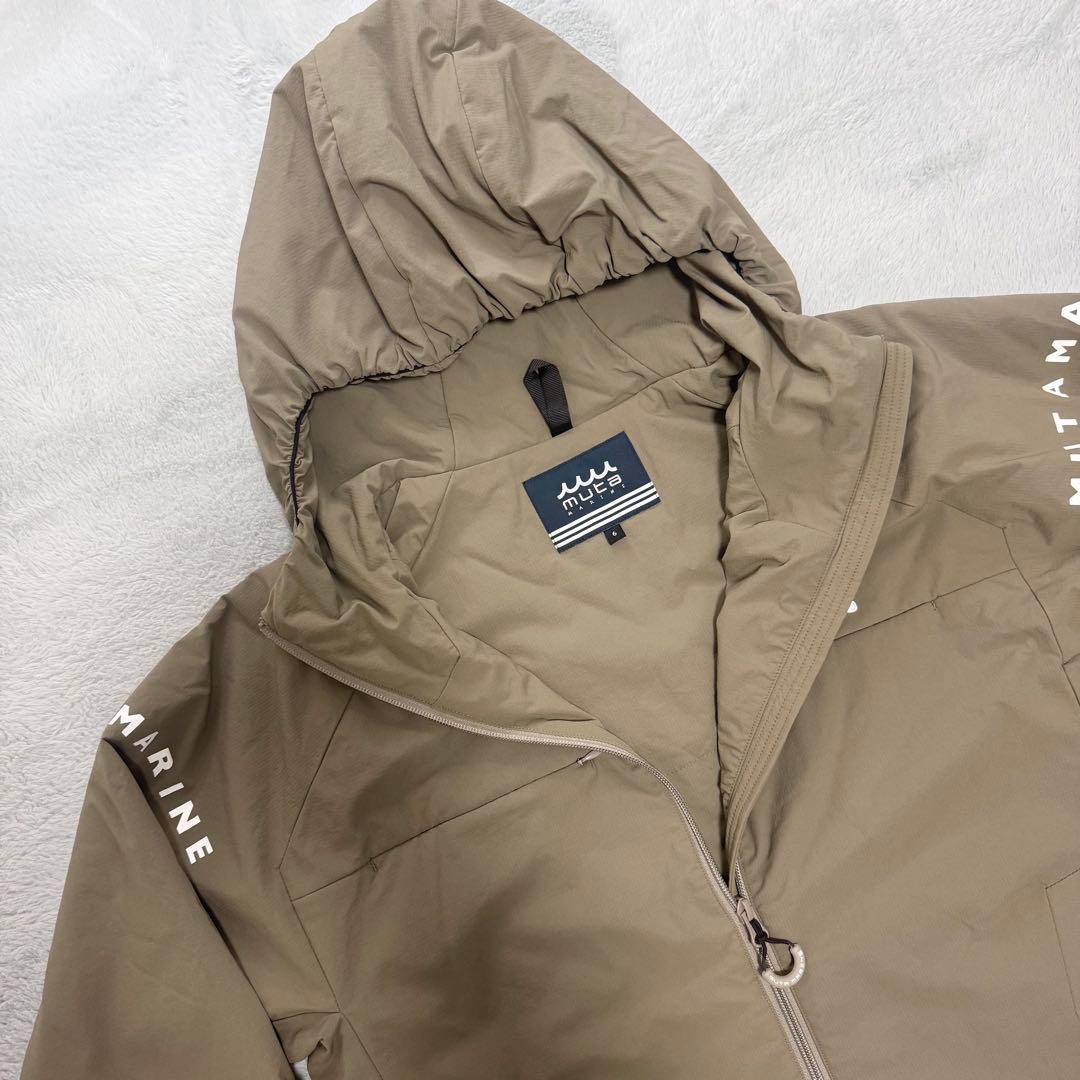 美品 L muta MARINE ムータマリン ジャケット フード ブルゾン