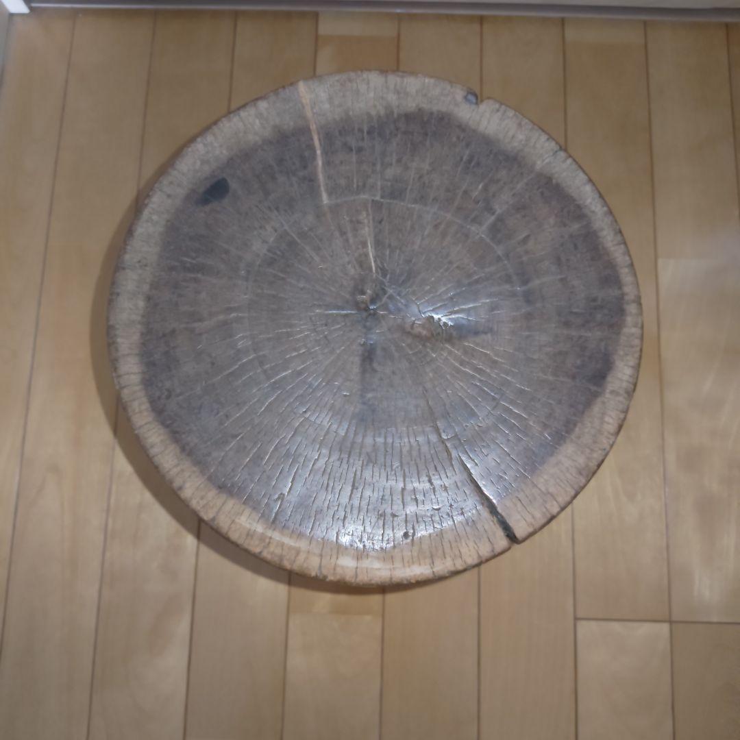 【ヴィンテージ】セヌフォ族　スツール　①　椅子　民具　花台　アフリカンアート