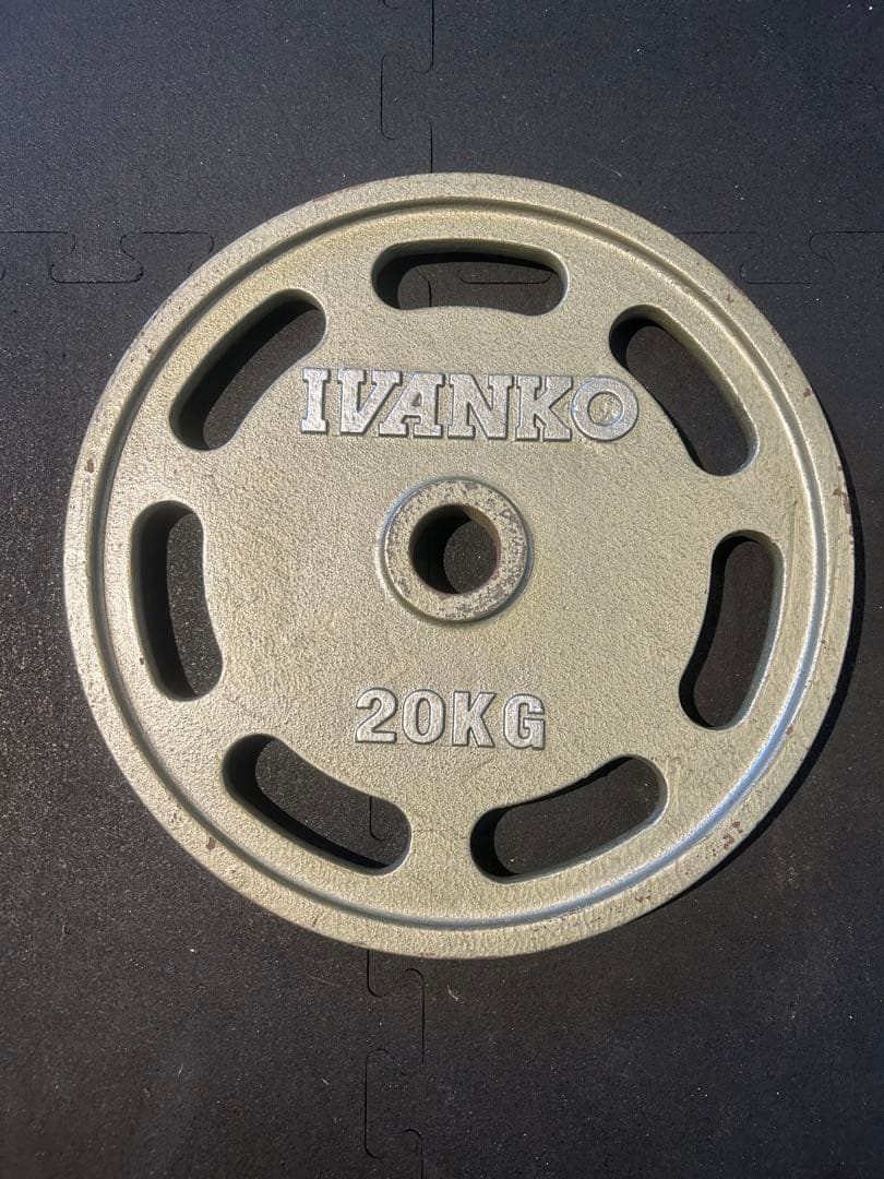 IVANKO イヴァンコ　オリンピックプレート 20kg×1枚②