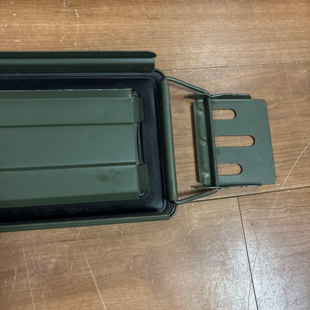 米軍　実物　AMMO BOX 40mm 32CARTRIDGES 弾薬箱