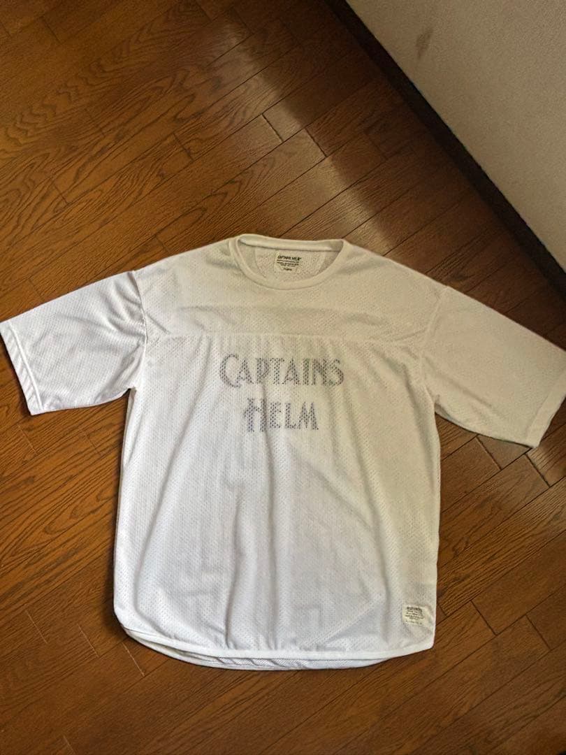 CAPTAINS HELM メッシュシャツ ホワイト　XL