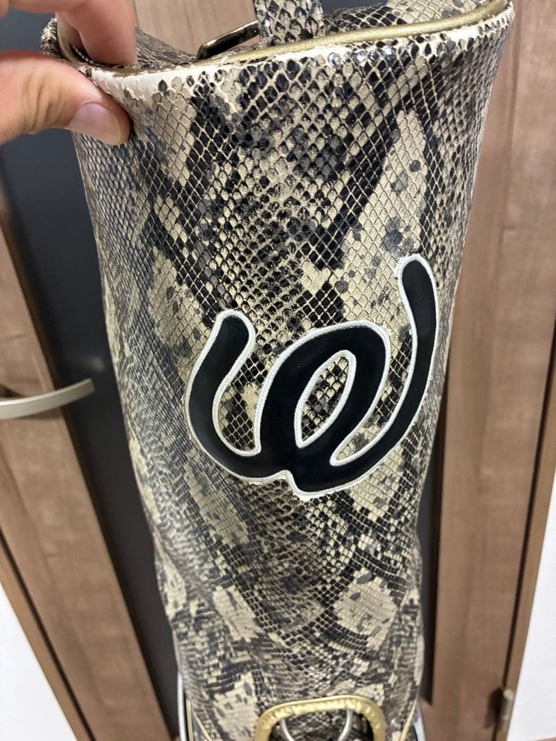 M.U.SPORT ヘビ柄 キャディバッグ