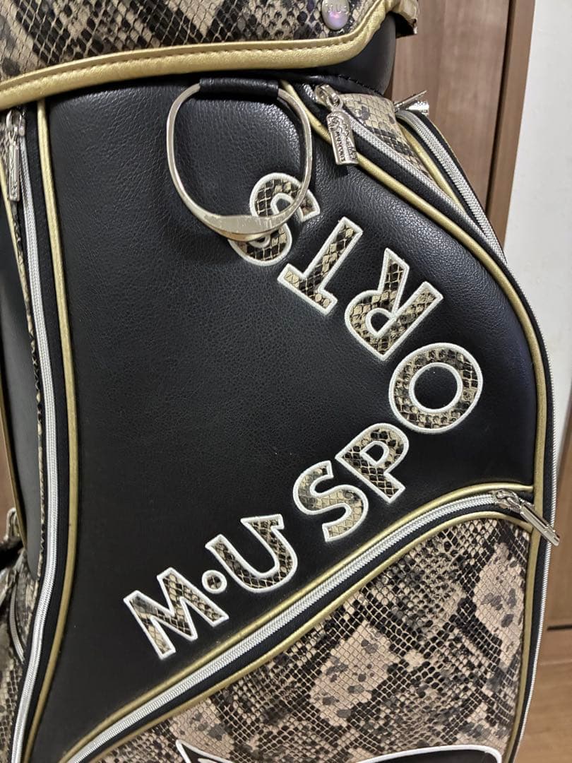 M.U.SPORT ヘビ柄 キャディバッグ