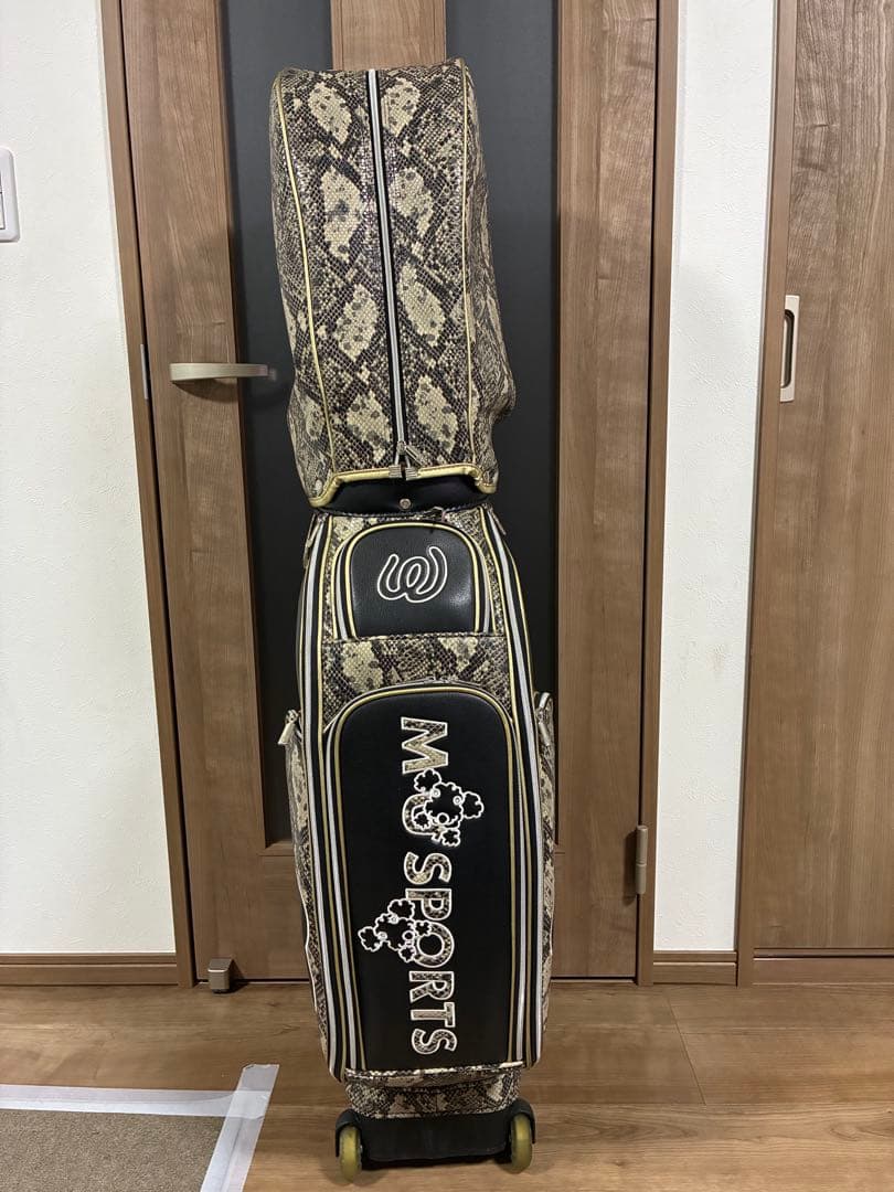 M.U.SPORT ヘビ柄 キャディバッグ