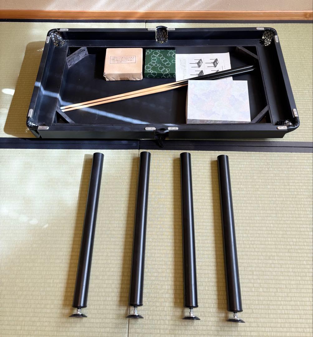 ファミリー&スポーツゲームテーブル ビリヤード 卓球 ホッケー チェス 4in1