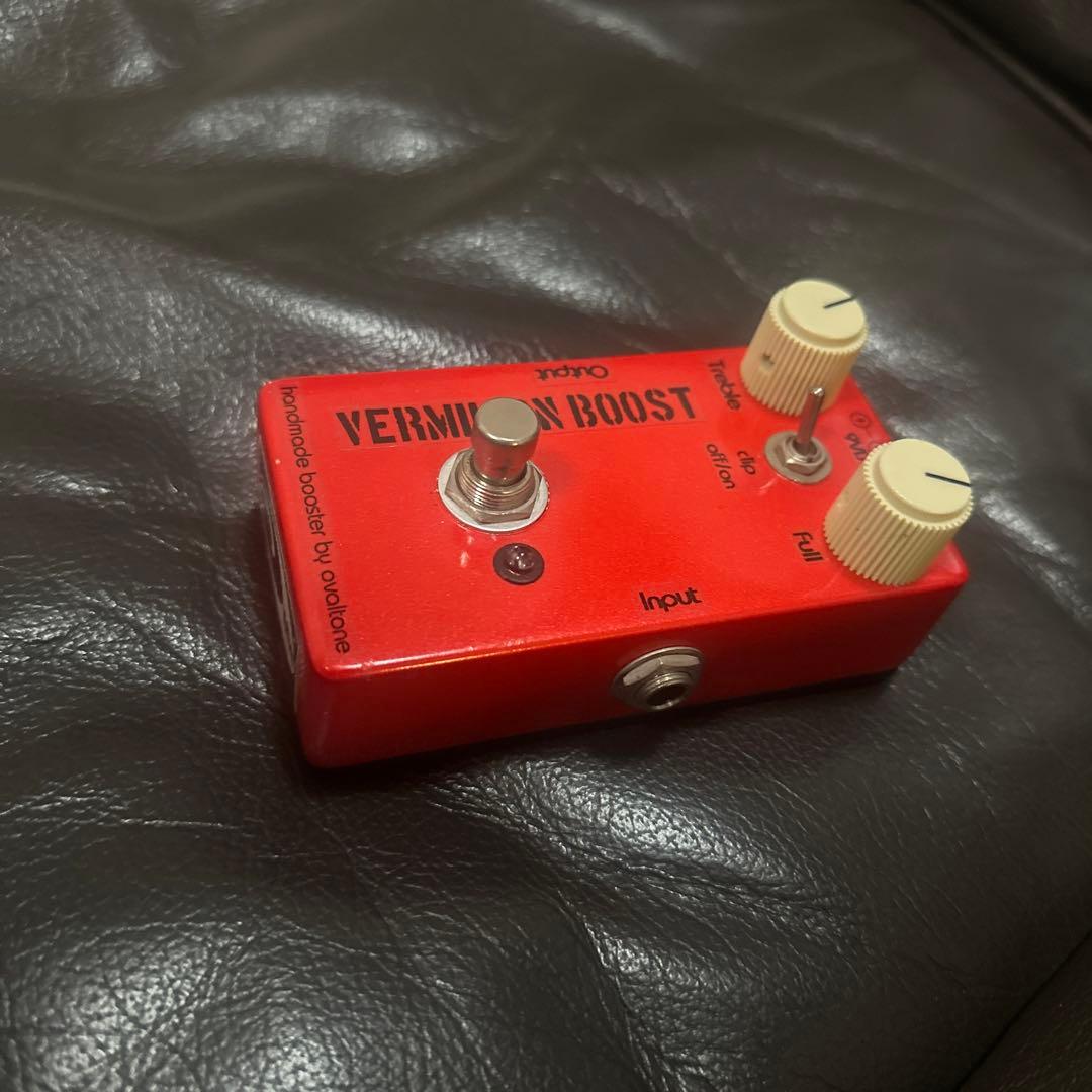 廃盤 Vermilion Boost ギターエフェクター ovaltone