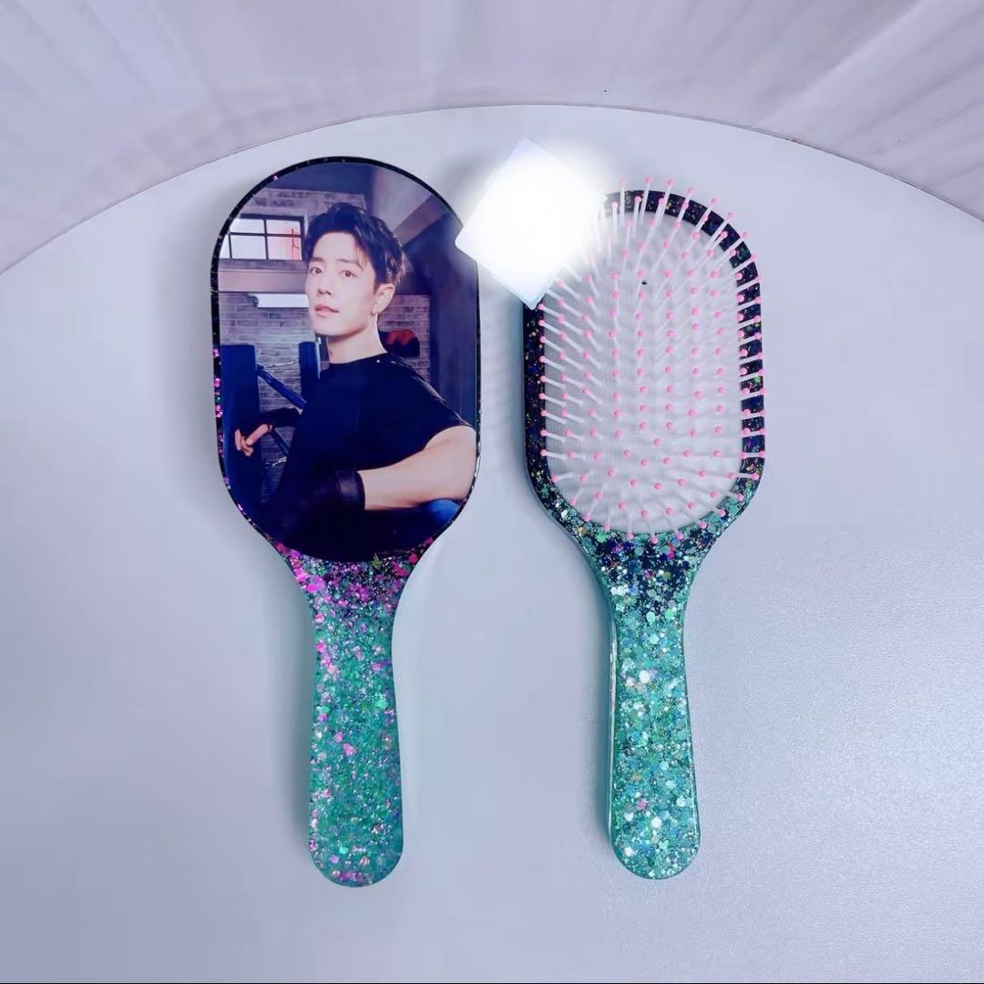 肖戦 超大レジンエアークッション付きヘアブラシ　7点セット❣️確認用0119