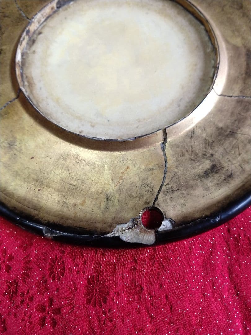 その2 　古い　小鼓　 皮　2枚