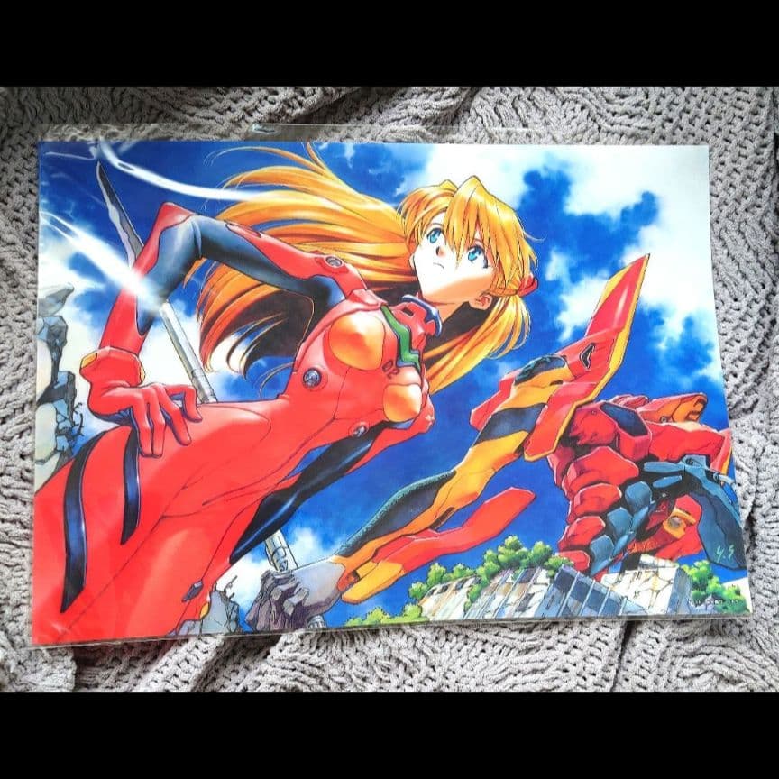 エヴァンゲリオン　貞本義行くじ　くじ引き堂　クリアポスター　コンプセット