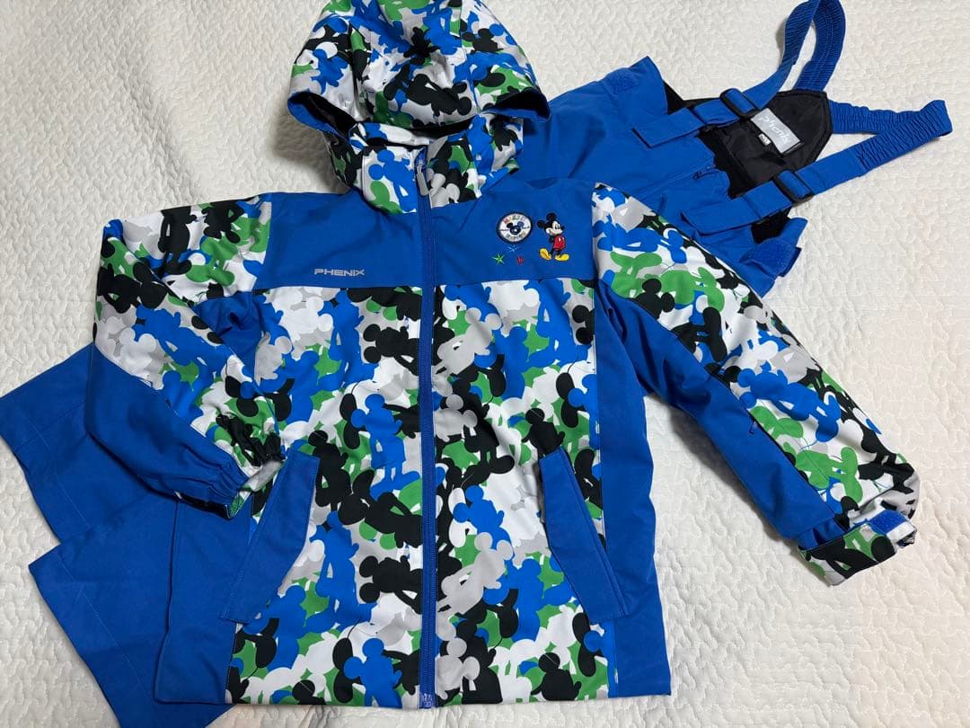 PHENIX ミッキー スキーウェア 青