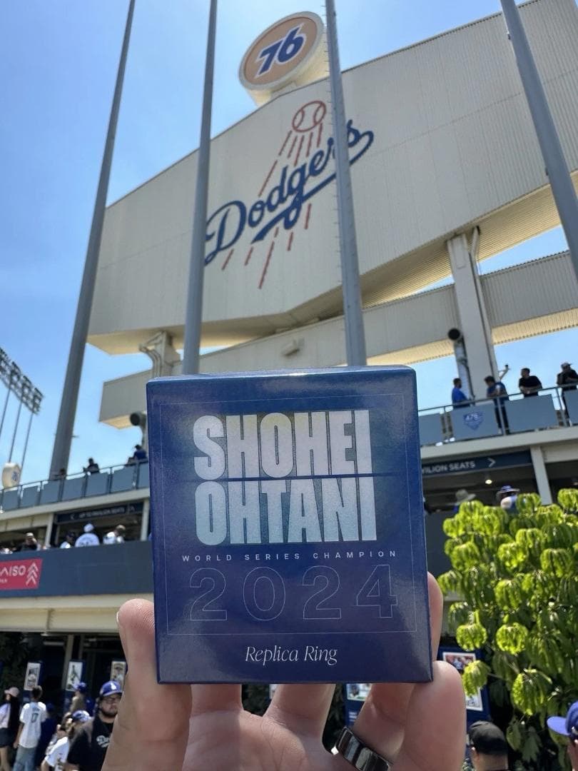 大谷翔平 2024 来場者限定 非売品 優勝記念 チャンピオン リング