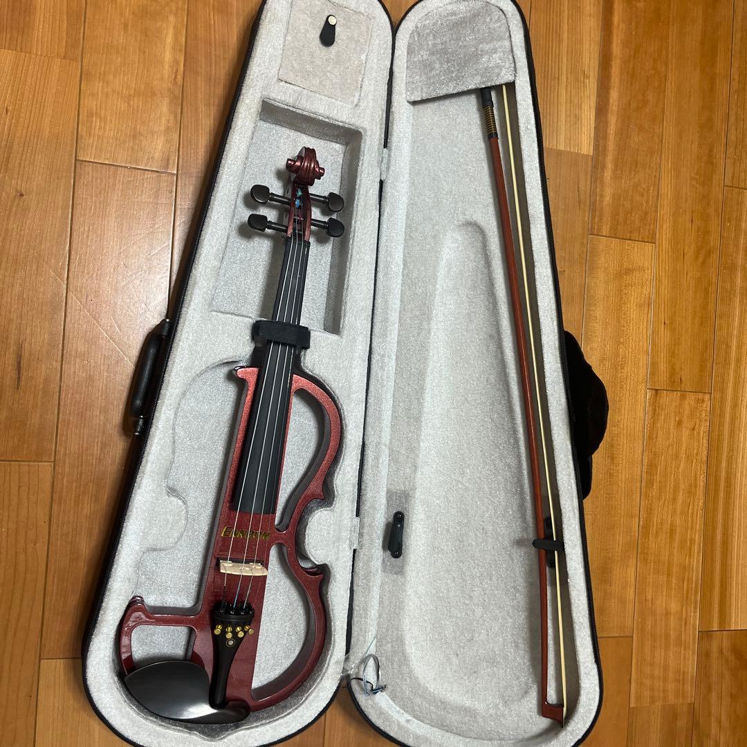 美品　ENNBOMレア色 サイレントバイオリン HVPV-30 エレキバイオリン