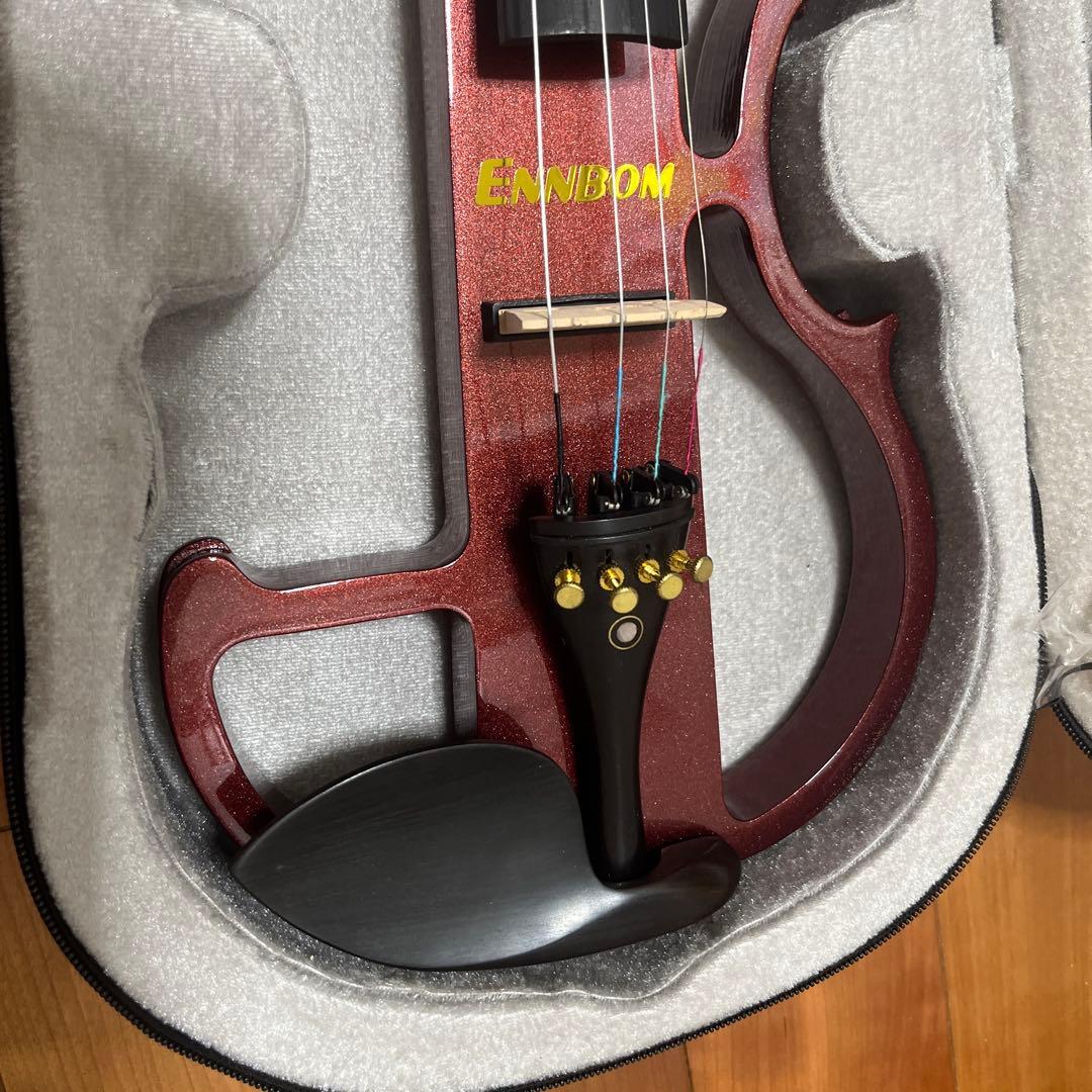 美品　ENNBOMレア色 サイレントバイオリン HVPV-30 エレキバイオリン