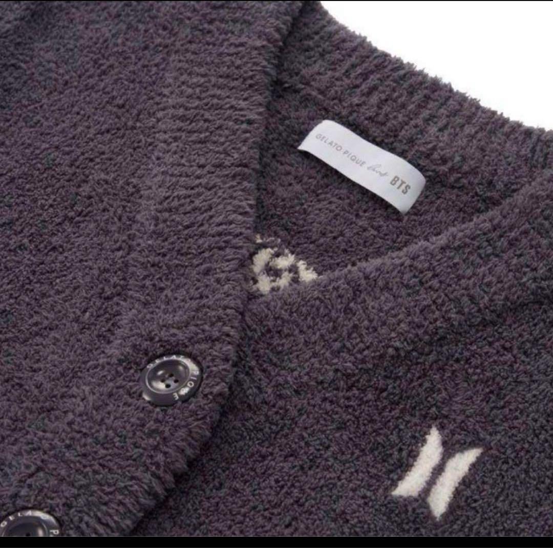 新品タグ付未使用品　BTS ジェラートピケ　コラボ　カーディガン　M-Lサイズ
