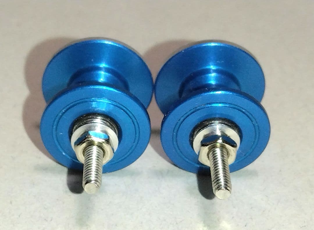 【再出品】ミニ四駆　軽量2段　軽量13mm　軽量19mm　純正ブルー　ローラー