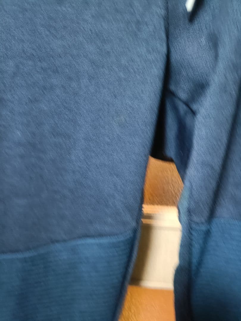 ONダークグレー ハイネックジャケット フード付きセットアップ