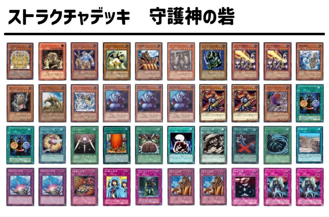 遊戯王OCG ストラクチャーデッキ守護神の砦　改良版構築デッキ