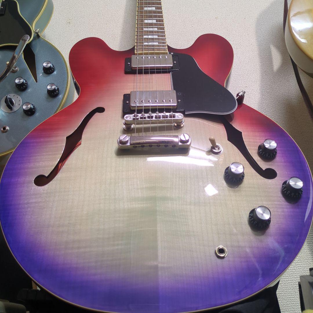 Epiphone ES-335Blueberry Burst 格安です!
