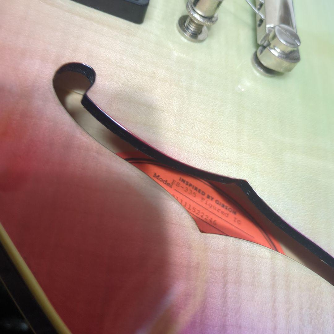 Epiphone ES-335Blueberry Burst 格安です!