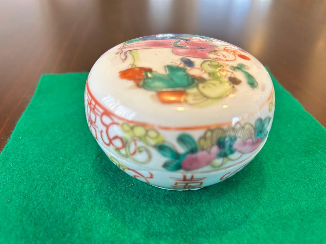 チャイナ図合子( 陶器)