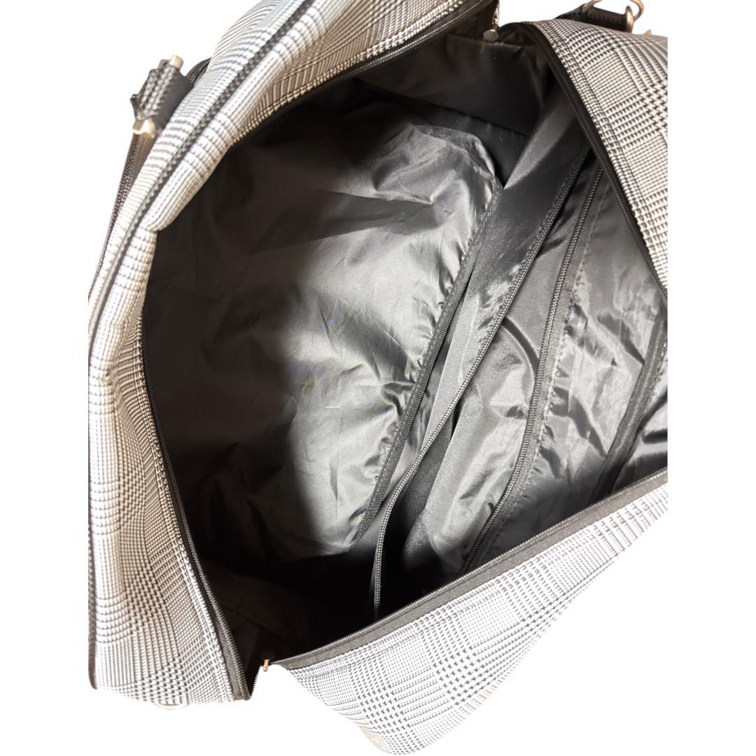 【新品未使用】XXIO ボストンバッグ｜千鳥格子柄｜シューズスペース付き