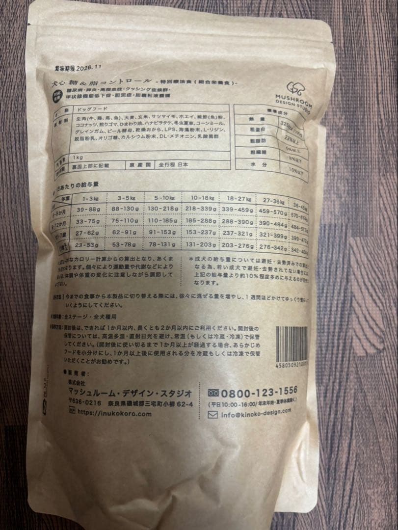 犬心　糖脂コントロール3袋　1キロ✖️4袋